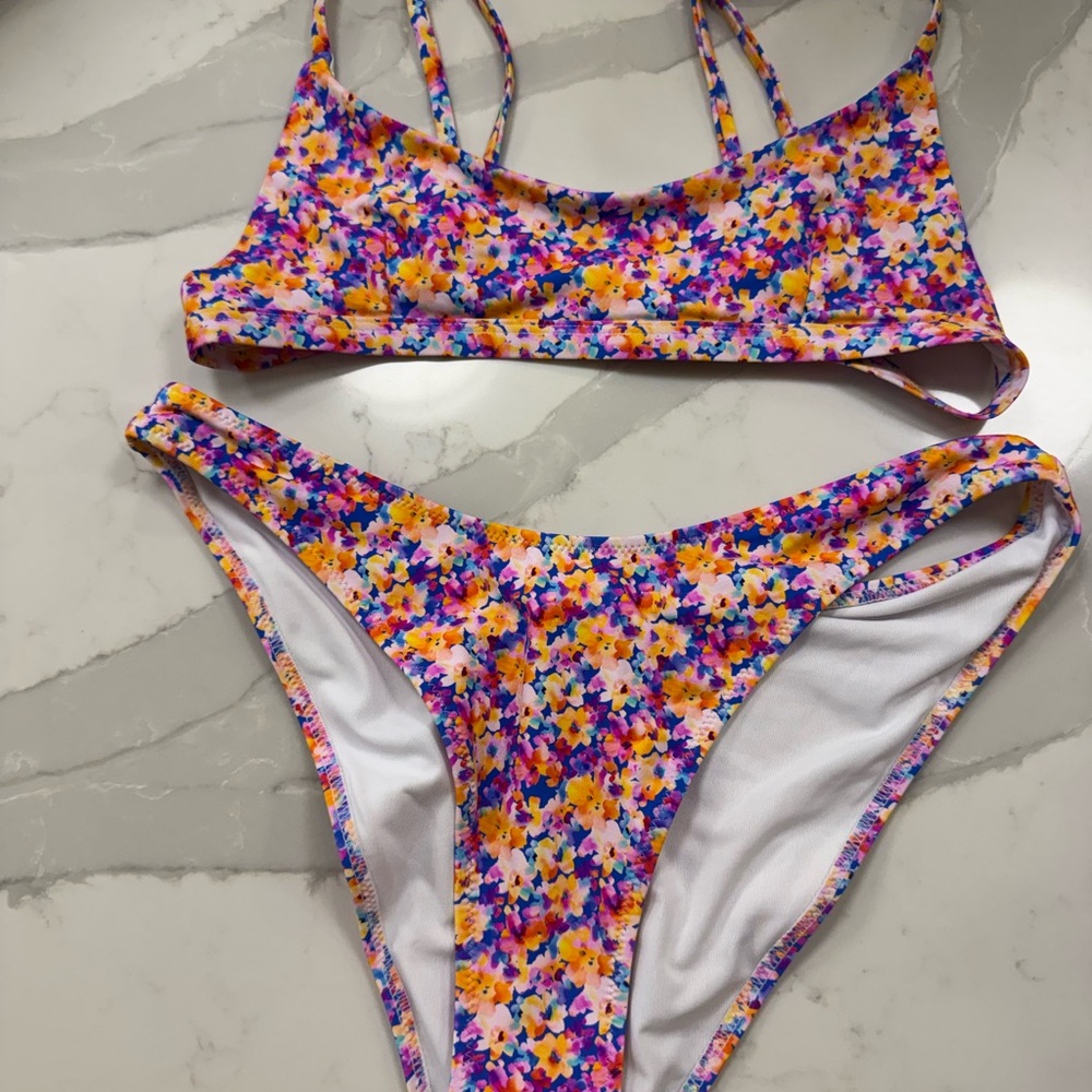 Bright Colorful Bikini Set